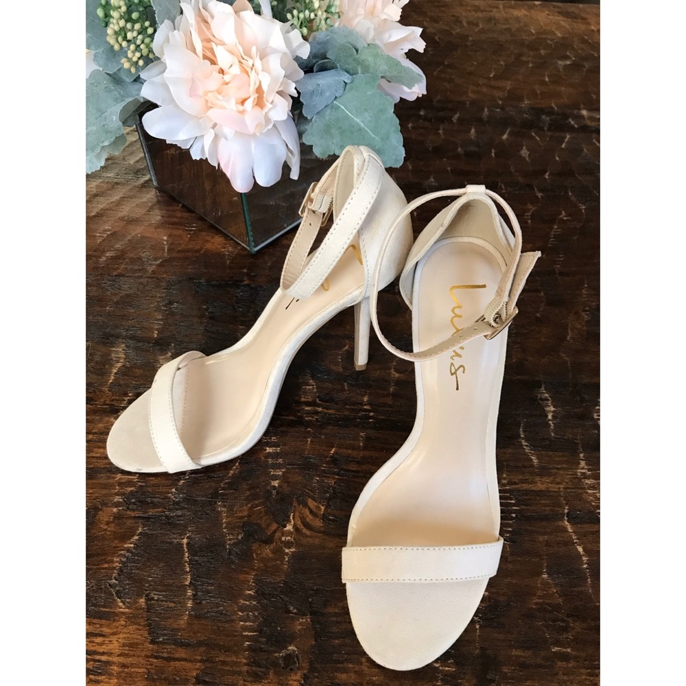 Lulus Elsi Open Toe Heels